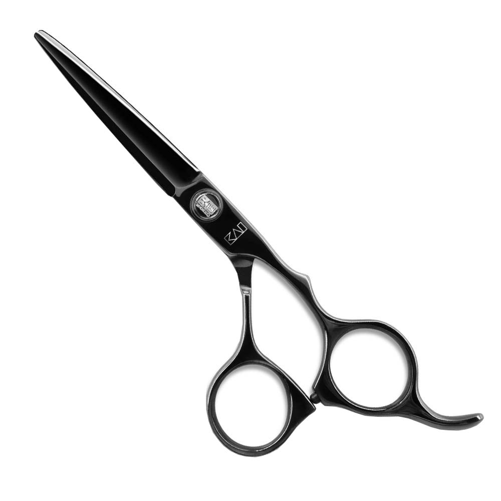 Kasho Sagano Haarschneideschere 5,5 Offset Black