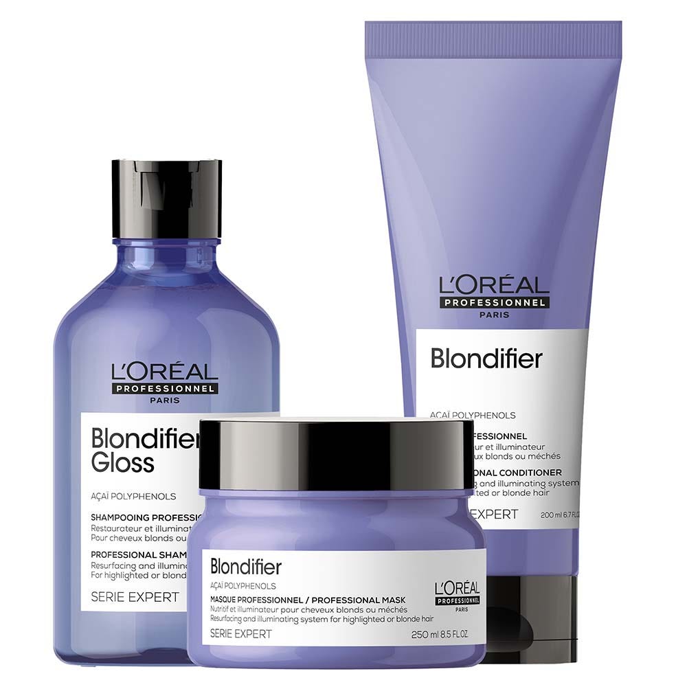 L'Oréal Professionnel Paris Serie Expert Blondifier Gloss Pflegeset 3er 