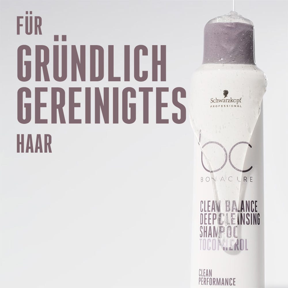 Schwarzkopf BC Bonacure Clean Balance Deep Cleansing Shampoo