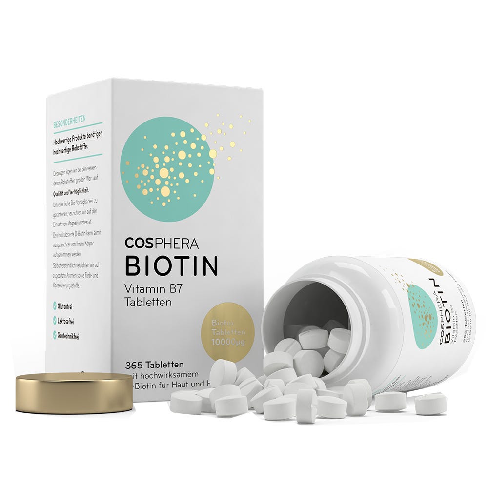 COSPHERA Biotin Tabletten 365 Stück