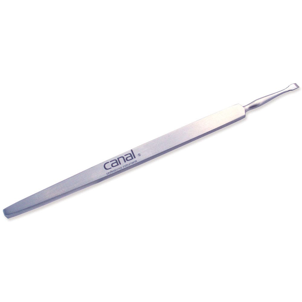 Canal Stemmer einseitig schräg rostfrei, 12cm 