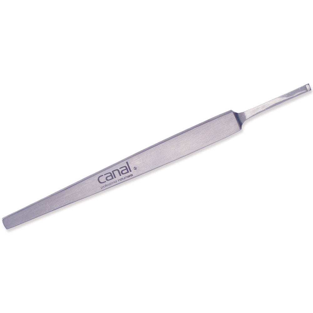 Canal Stemmer beiseitig schräg rostfrei, 12cm