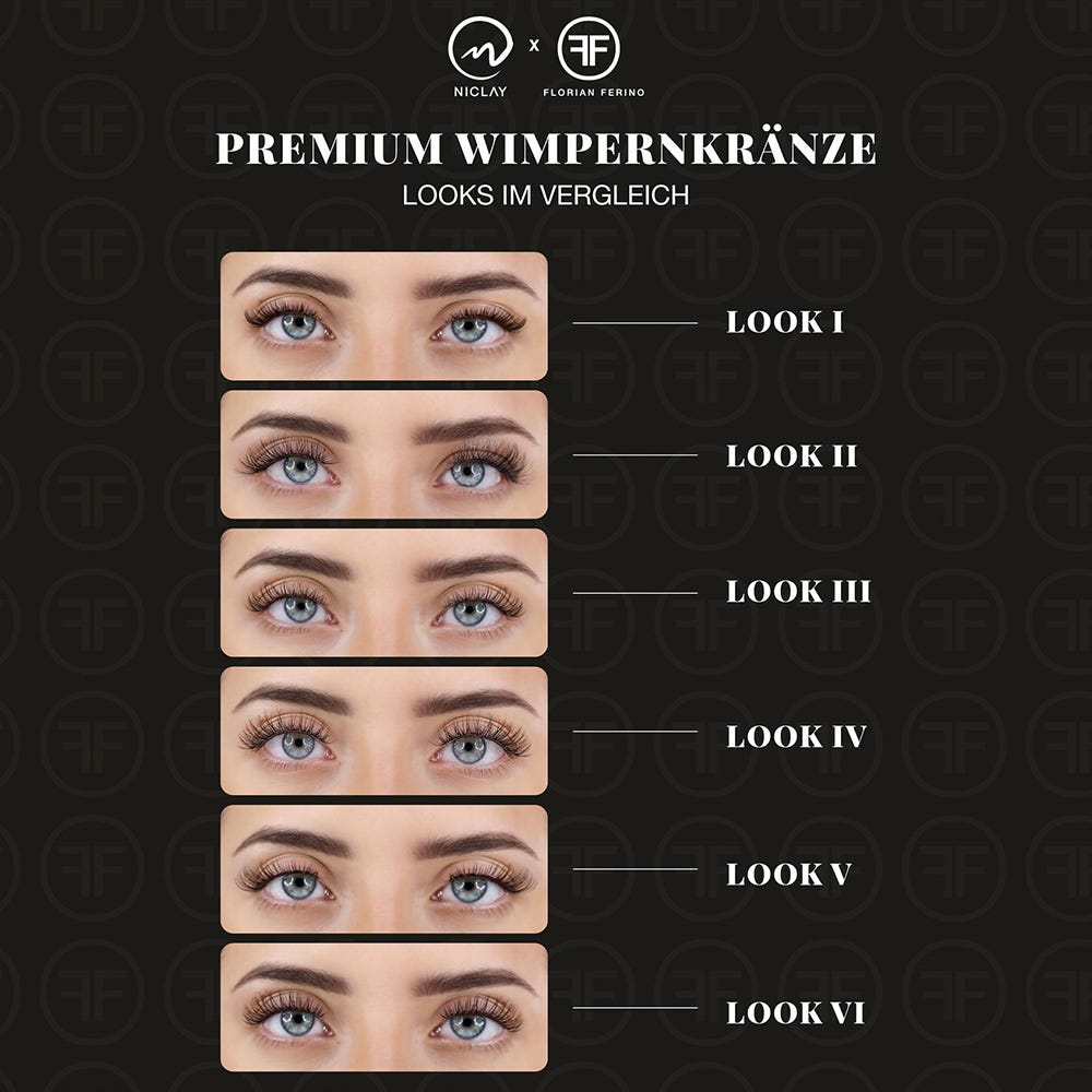 NICLAY by Florian Ferino Wimpernkranz Look 4