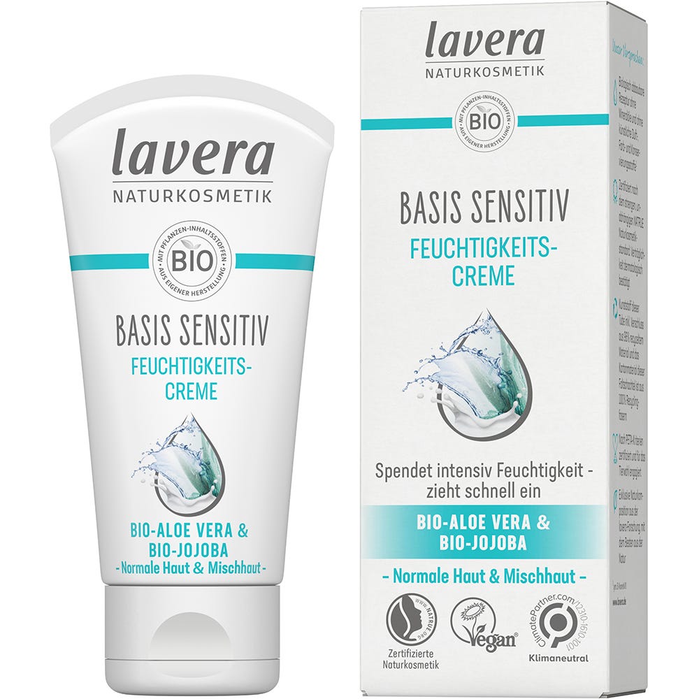 Lavera Basis Sensitiv Feuchtigkeitscreme 50 ml