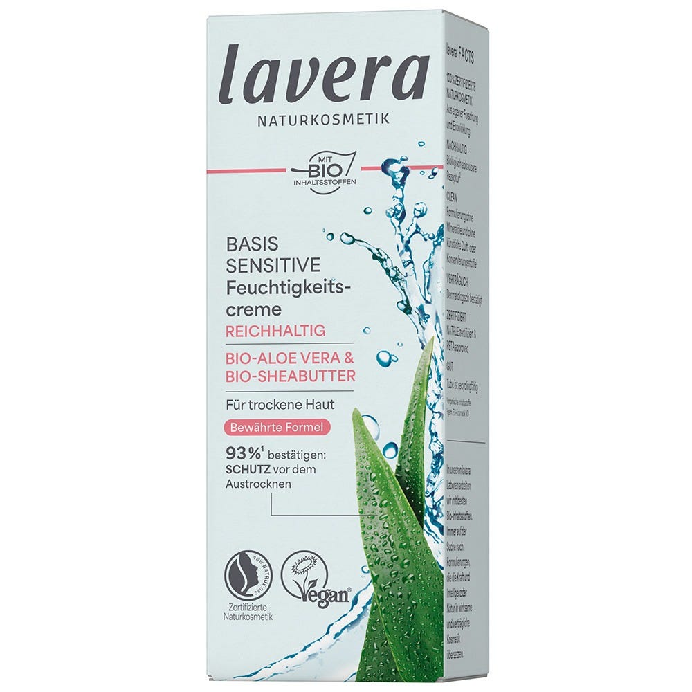 Lavera Basis Sensitiv Reichhaltige Feuchtigkeitscreme 50 ml