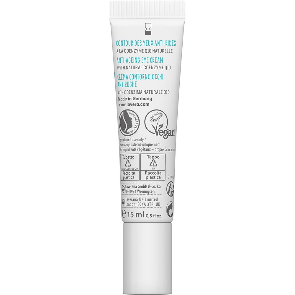 Lavera Basis Sensitiv Antifalten Augencreme Q10 15 ml