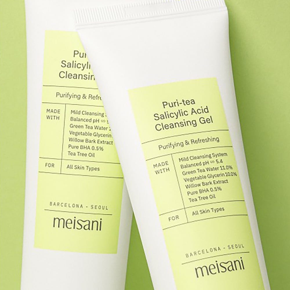Meisani Puri-Tea Salicylic Acid Cleansing Gel 150 ml