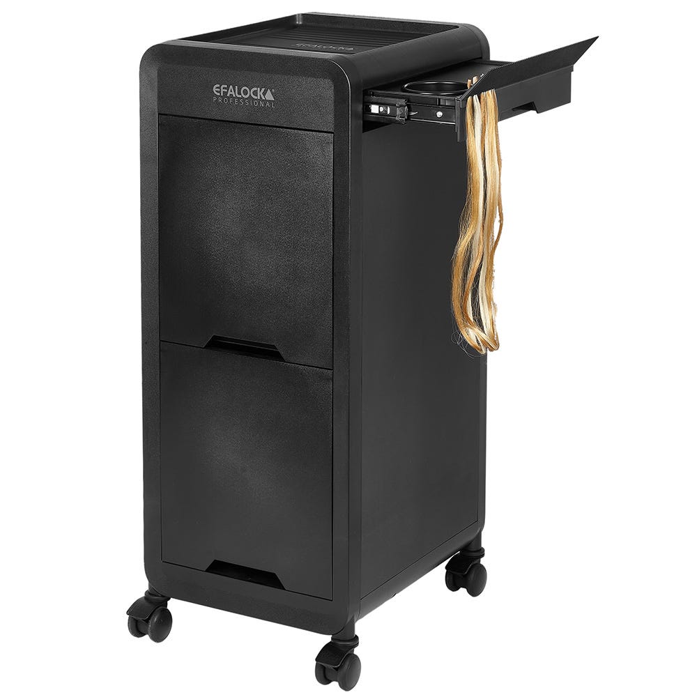 Efalock Extensionkamm für Trolley Schwarz