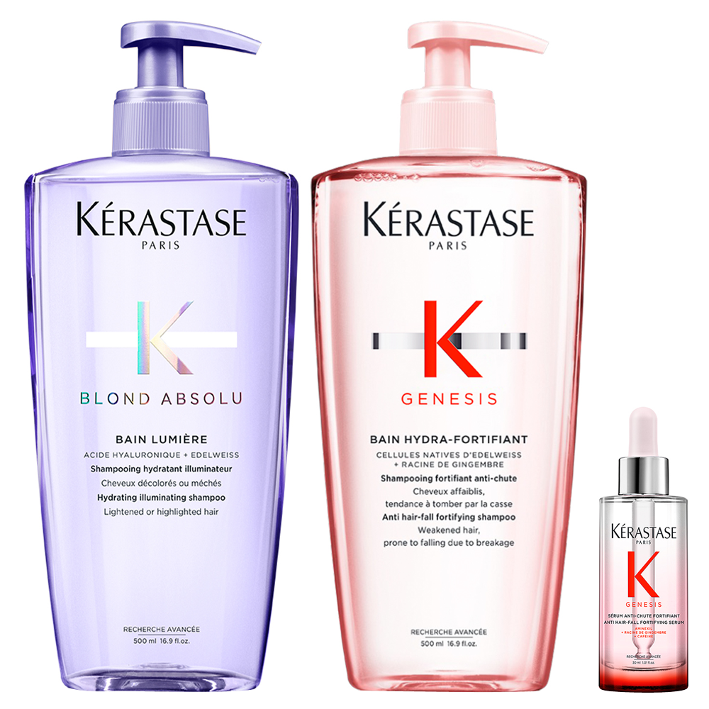 Kérastase Blond Absolu Bain Lumière + Genesis Bain Hydra-Fortifiant Duo Bundle