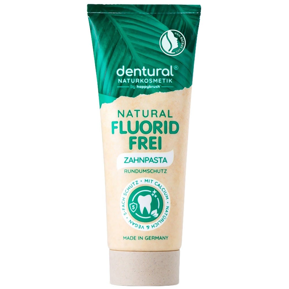 Happybrush Dentural Fluorid Free Zahnpasta 75 ml
