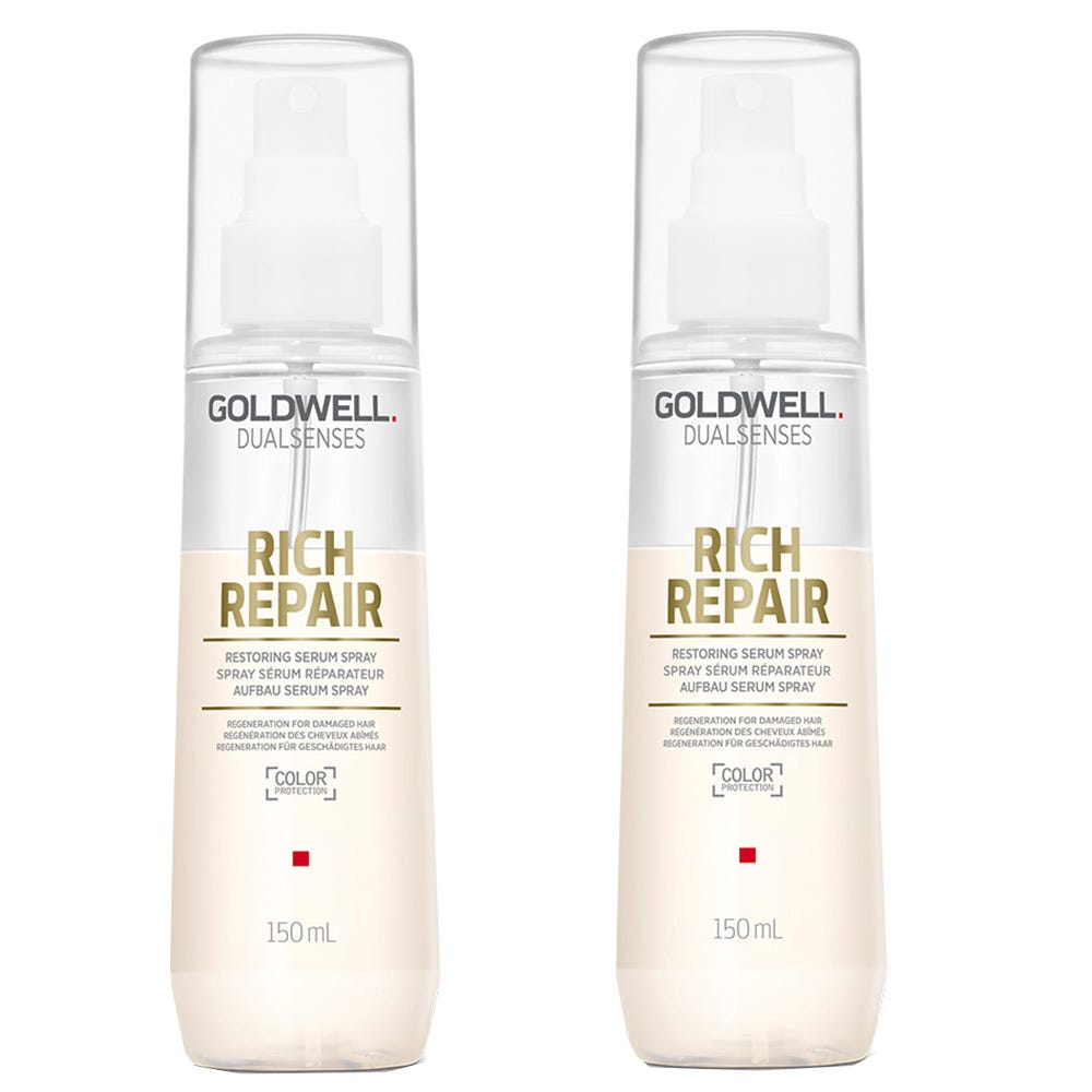 Goldwell Dualsenses Rich Repair Restoring Bundle Serum Spray 2x150 ml