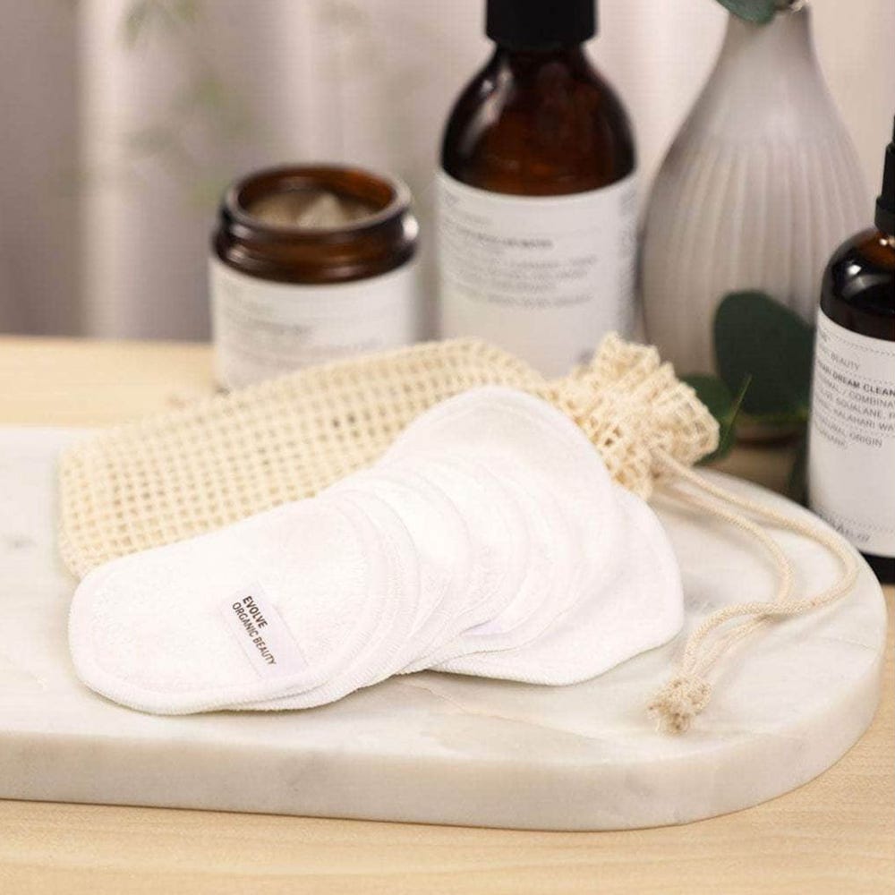 Evolve Bamboo Reusable Makeup Remover Pads 5 Stk