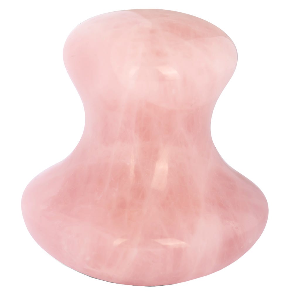 YÙ Beauty Rosenquarz Gua Sha Mushroom 