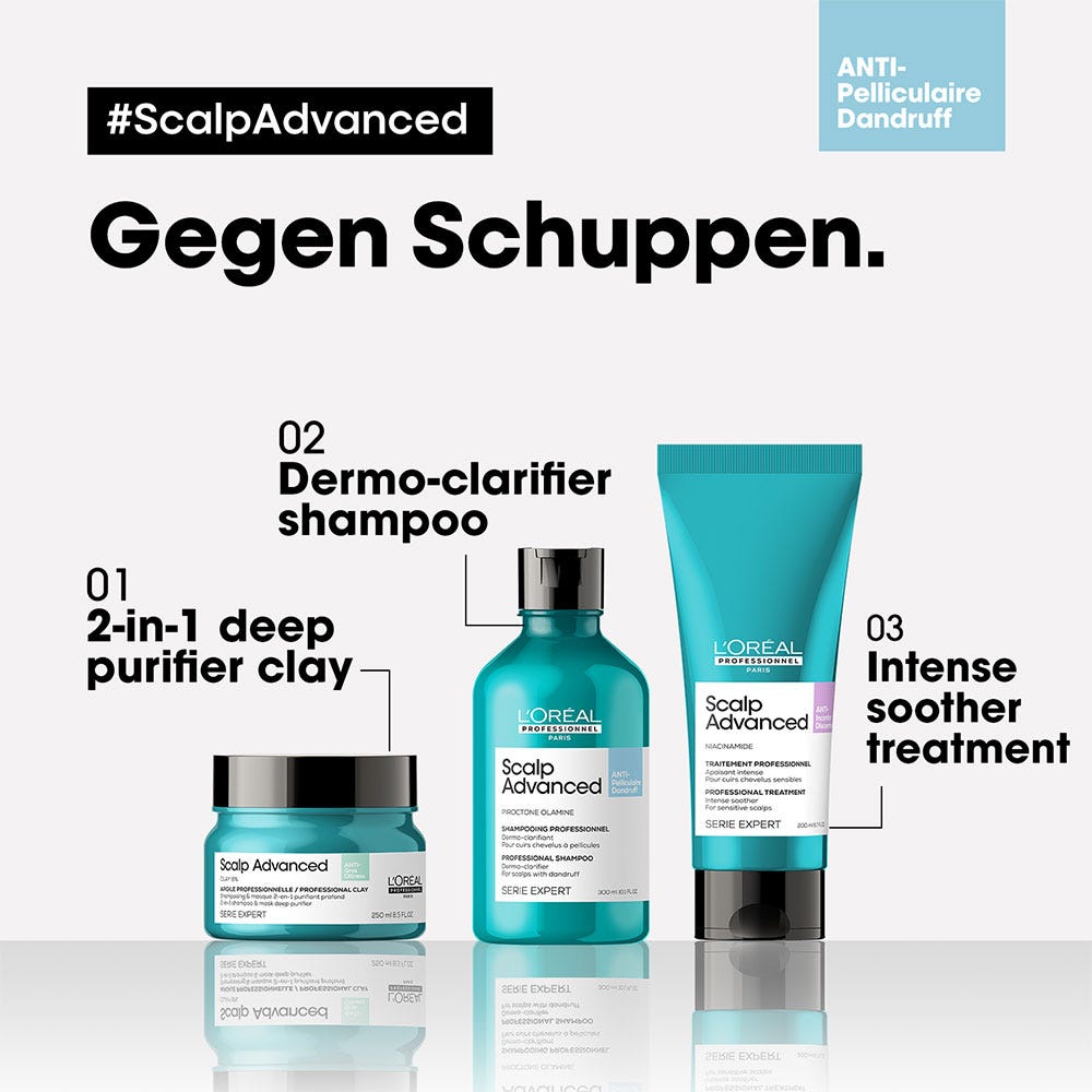 L'Oréal Professionnel Paris Série Expert Scalp Advanced Anti-Dandruff Dermo-Clarifier Shampoo 300 ml