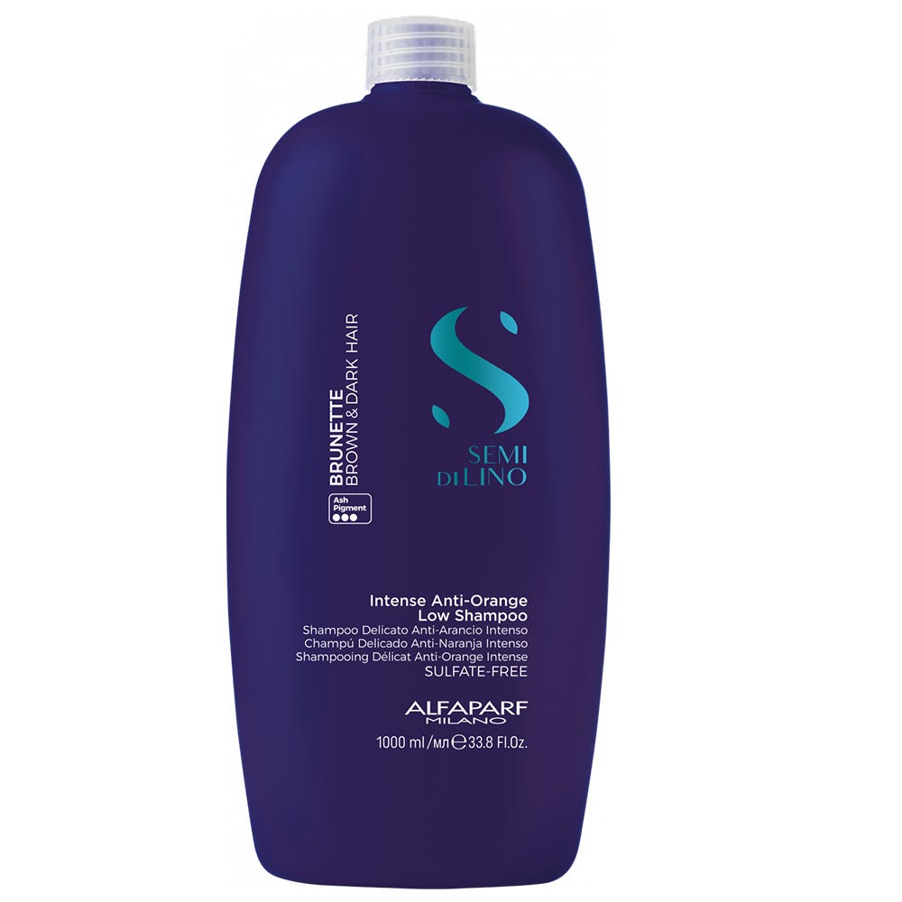 ALFAPARF MILANO Semi Di Lino Brunette Intense Anti-Orange Low Shampoo 1000 ml