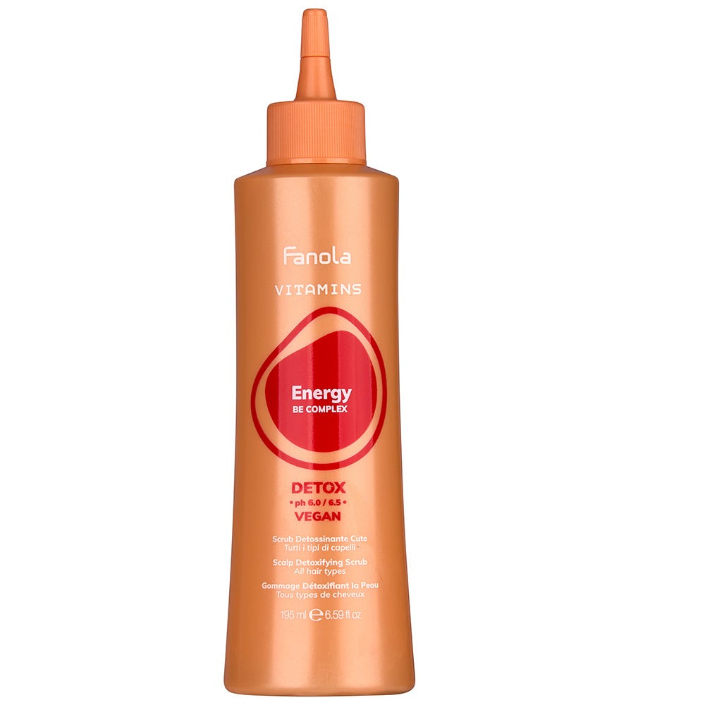 Fanola Vitamins Energy Detox Scalp Fluid Scrub 195 ml 