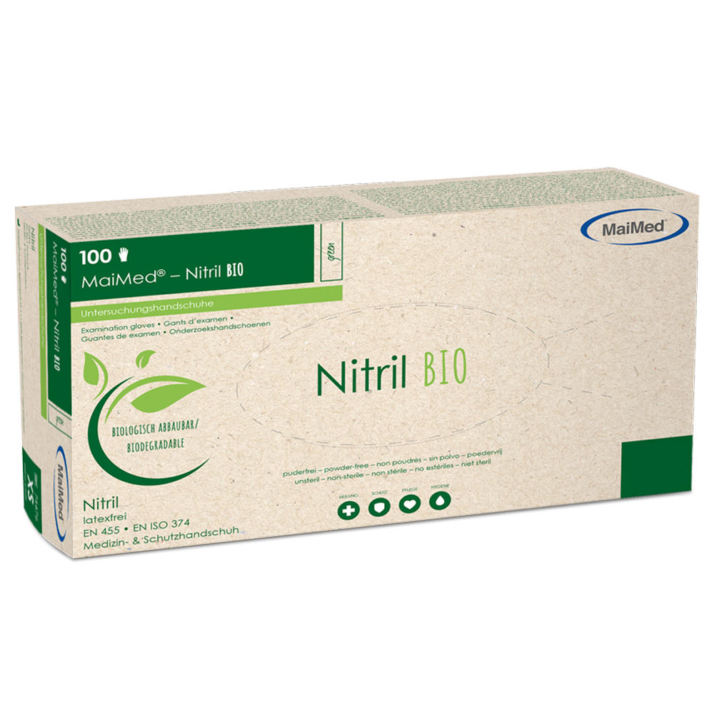MaiMed-Nitril BIO Größe XS unsteril 100 Stück/Box
