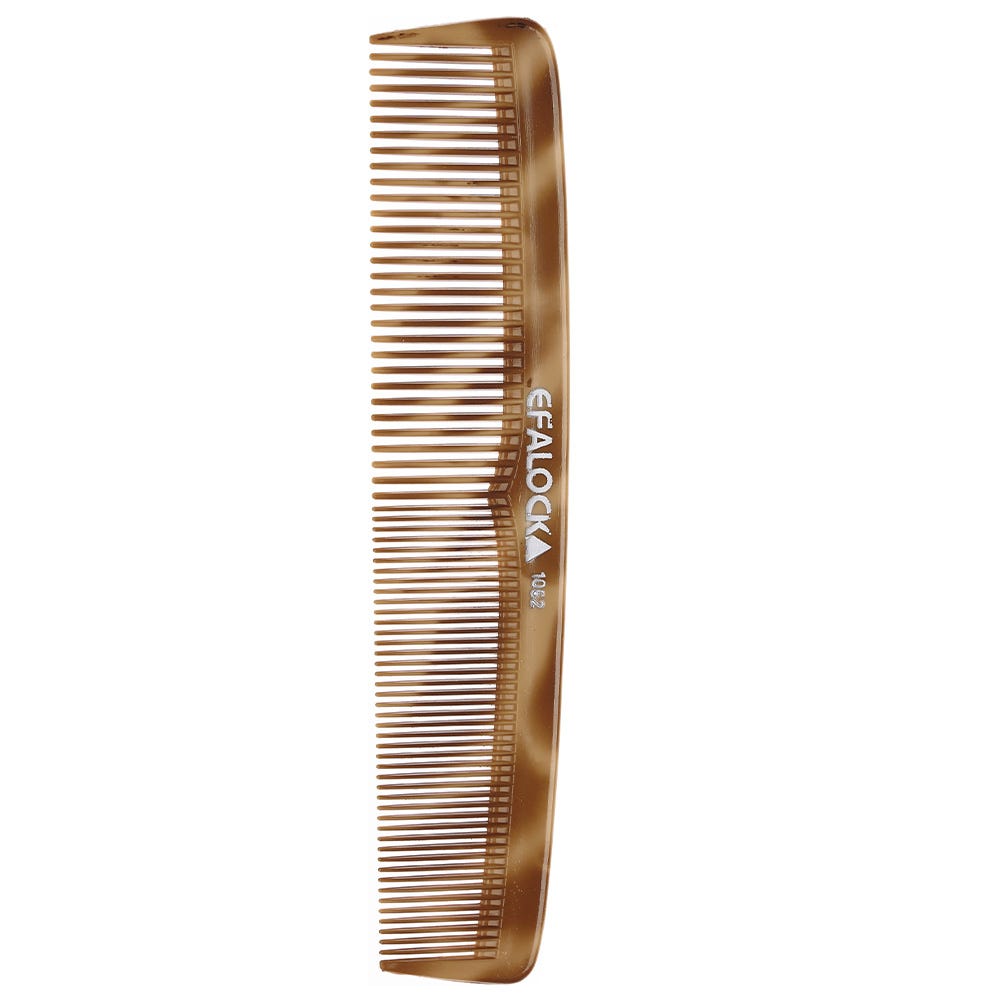 Efalock Nylon Damenkamm 7.5 havanna