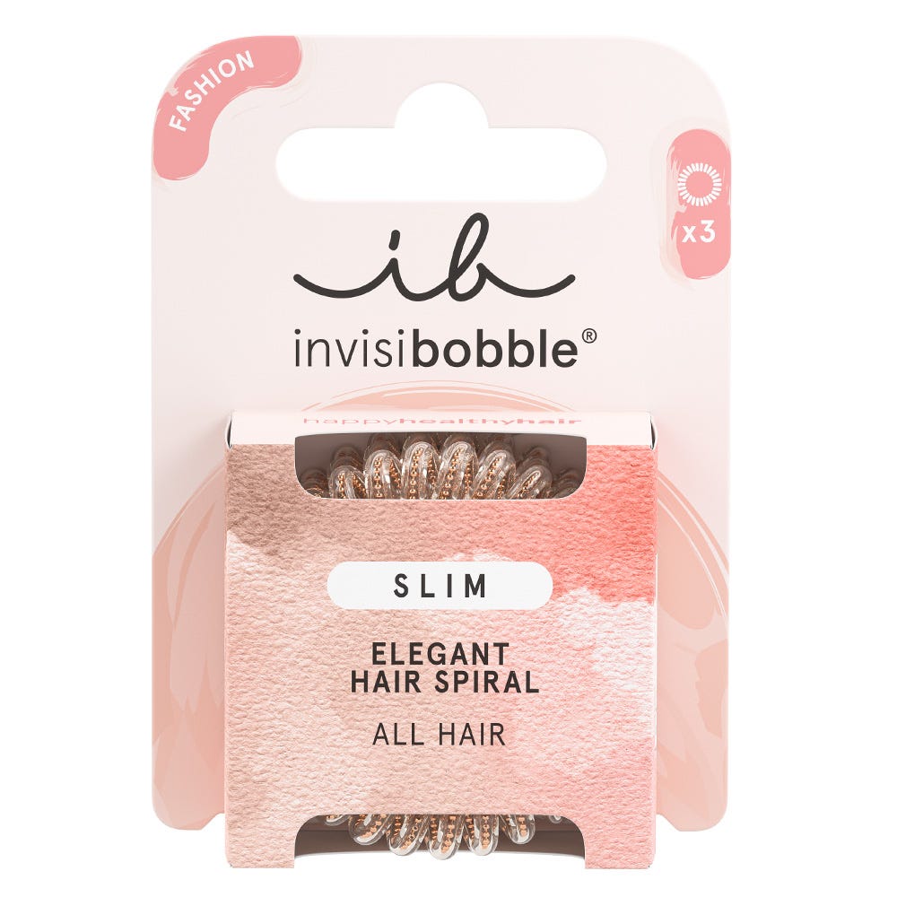 Invisibobble Slim Of Bronze and Beads 3 Stück 