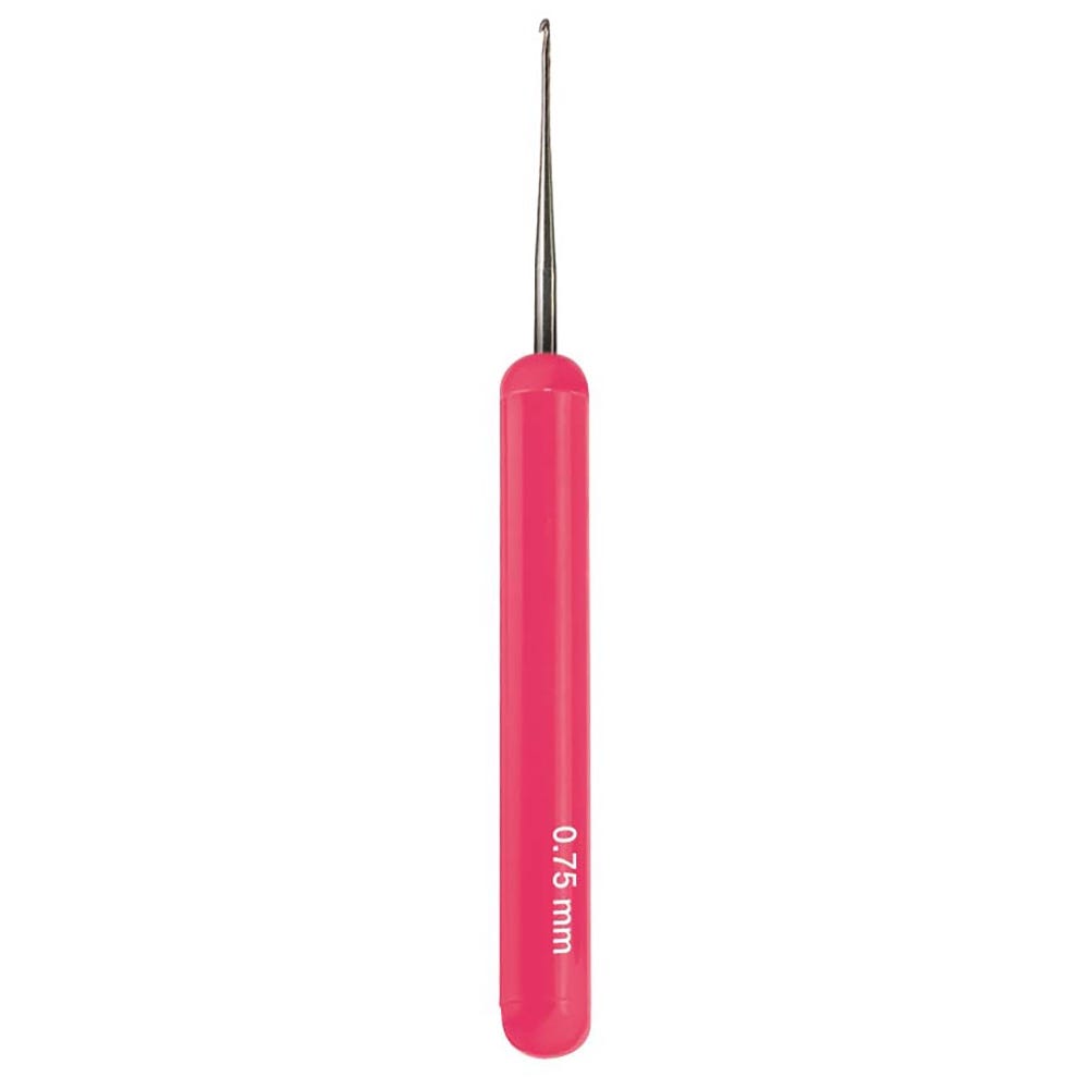 Comair Strähnennadel mit Halter 0,75 mm pink