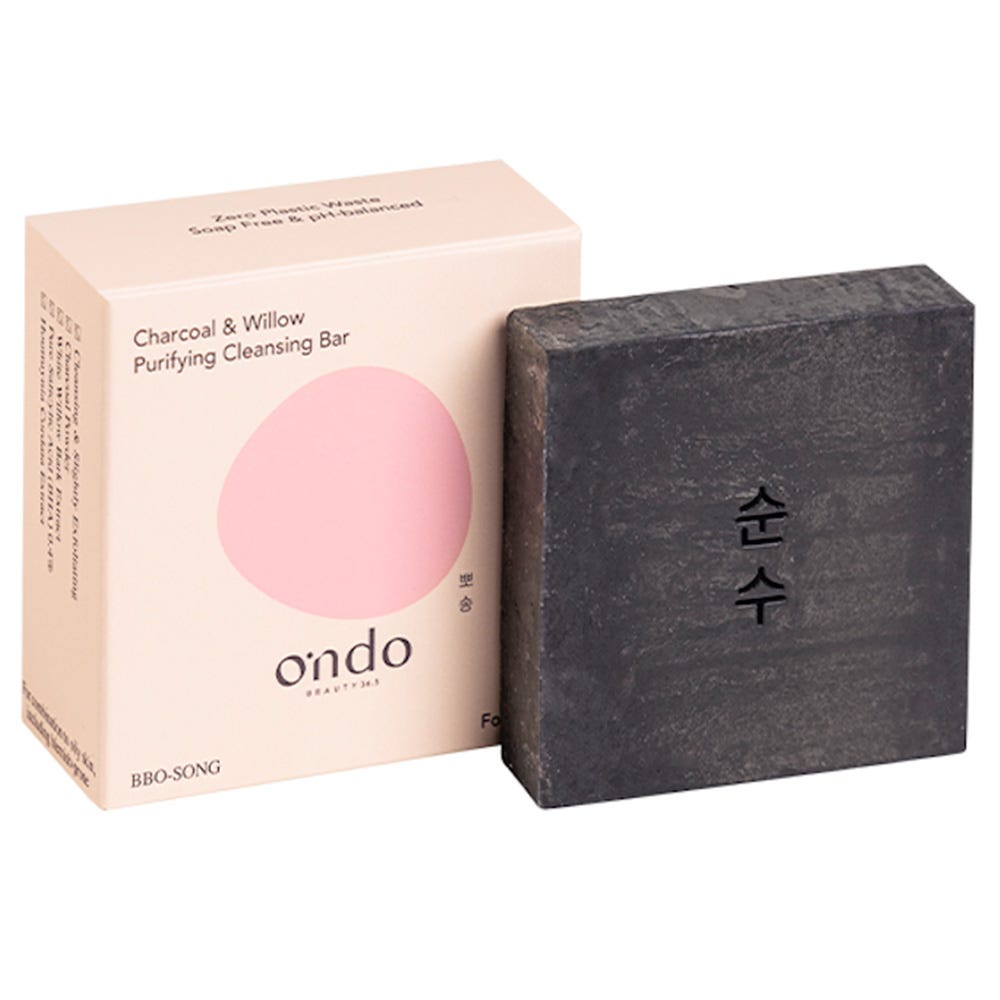 Ondo Charcoal & Willow Cleansing Bar 70 g