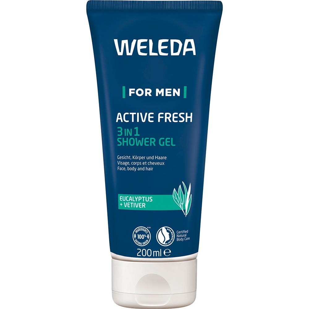 Weleda Men Active Fresh 3in1 Sower Gel 200 ml