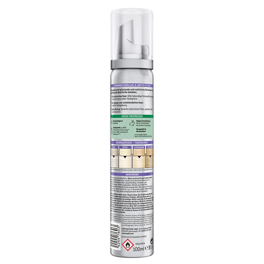 Guhl Schaum-Tönungsfestiger 98 Silberblond 100 ml 