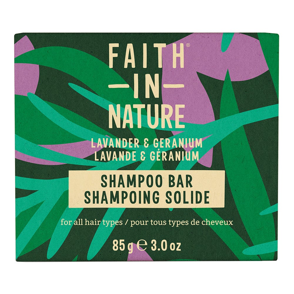 Faith in Nature Lavender & Geranium Shampoo Bar 85 g