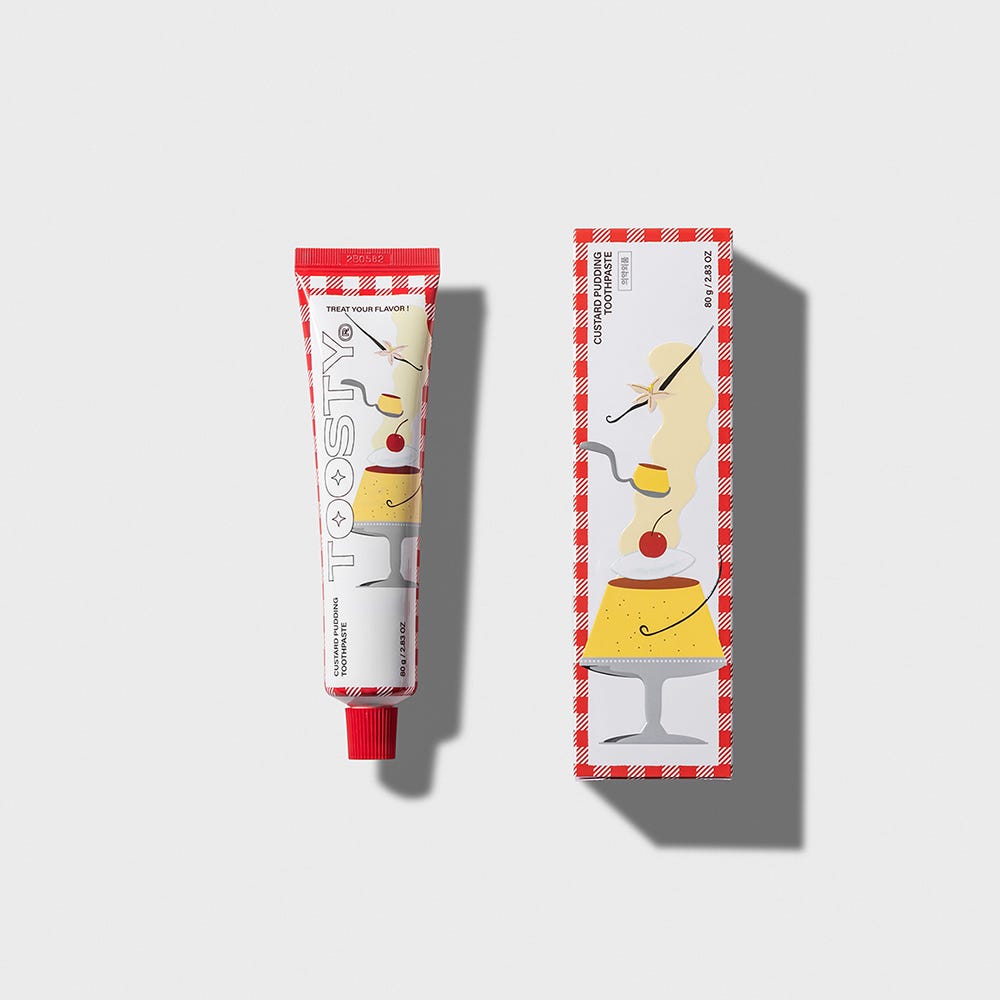 TOOSTY Custard Pudding Toothpaste 80 g