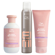 Wella Professionals Care Blonde Recharge X Wella Eimi Dry Me Bundle