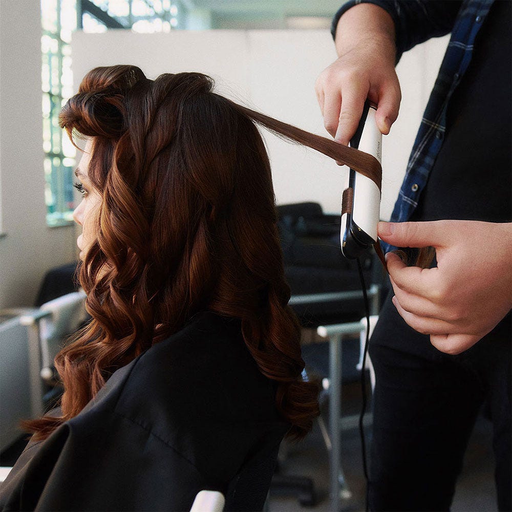ghd chronos schwarz & bodyguard feines Haar Hitzeschutz Pflegeduo