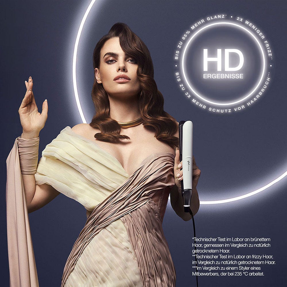 ghd chronos weiß & bodyguard feines Haar Hitzeschutz Pflegeduo