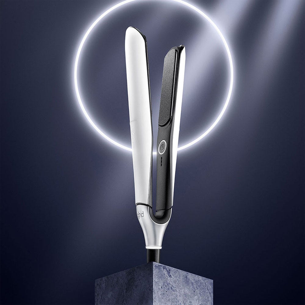 ghd chronos weiß & bodyguard feines Haar Hitzeschutz Pflegeduo
