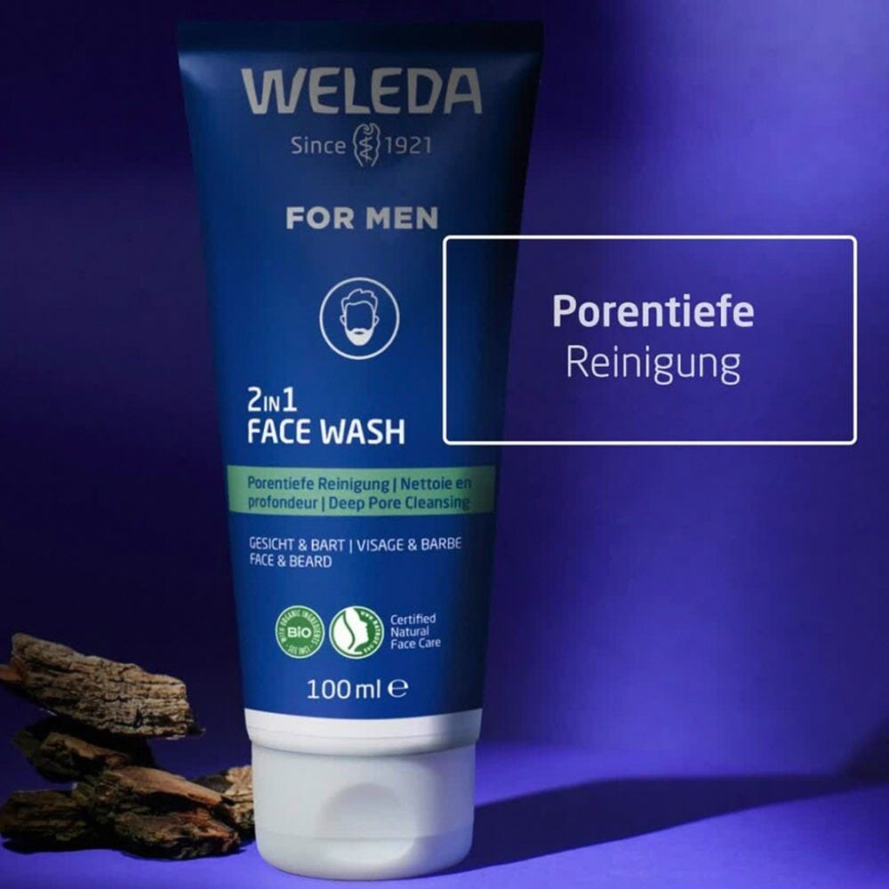 Weleda For Men 2in1 Face Wash 30 ml