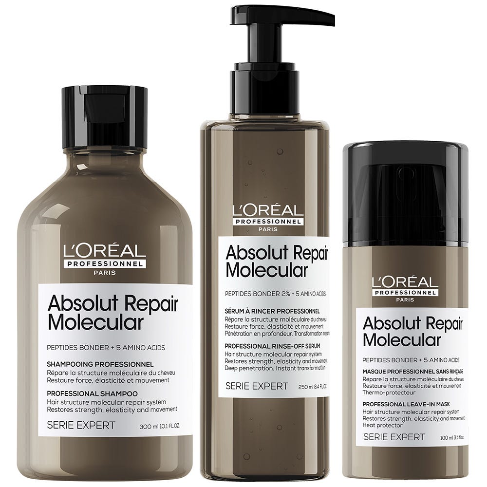 L'Oréal Professionnel Paris Serie Expert Absolut Repair Molecular Pflegetrio Bundle