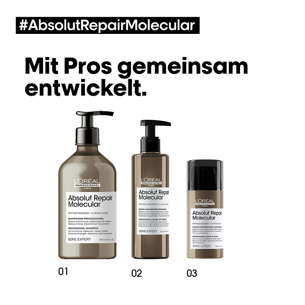 L'Oréal Professionnel Paris Serie Expert Absolut Repair Molecular Pflegeduo XL Bundle
