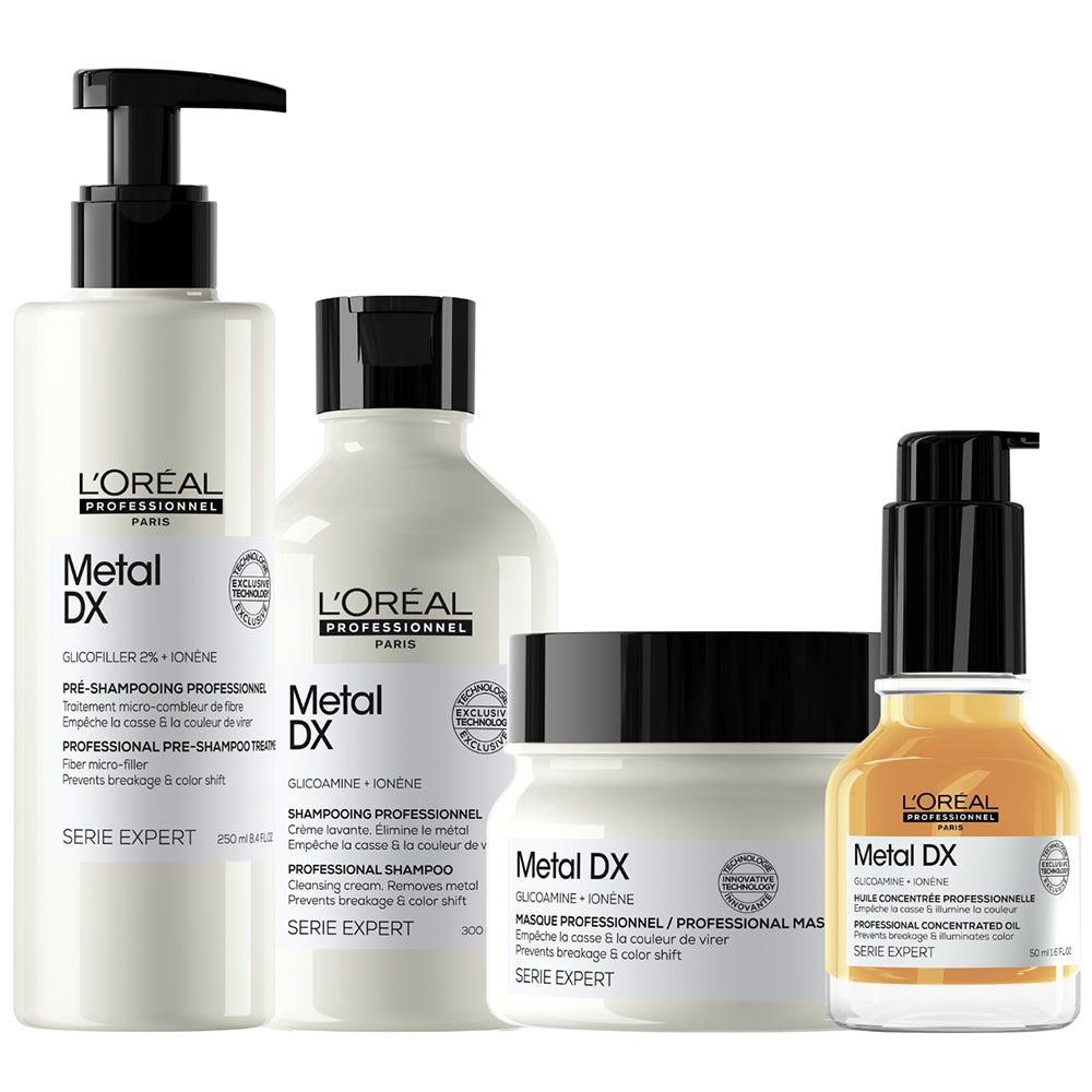 L'Oréal Professionnel Paris Serie Expert Metal DX Pflegeset Full Routine Bundle