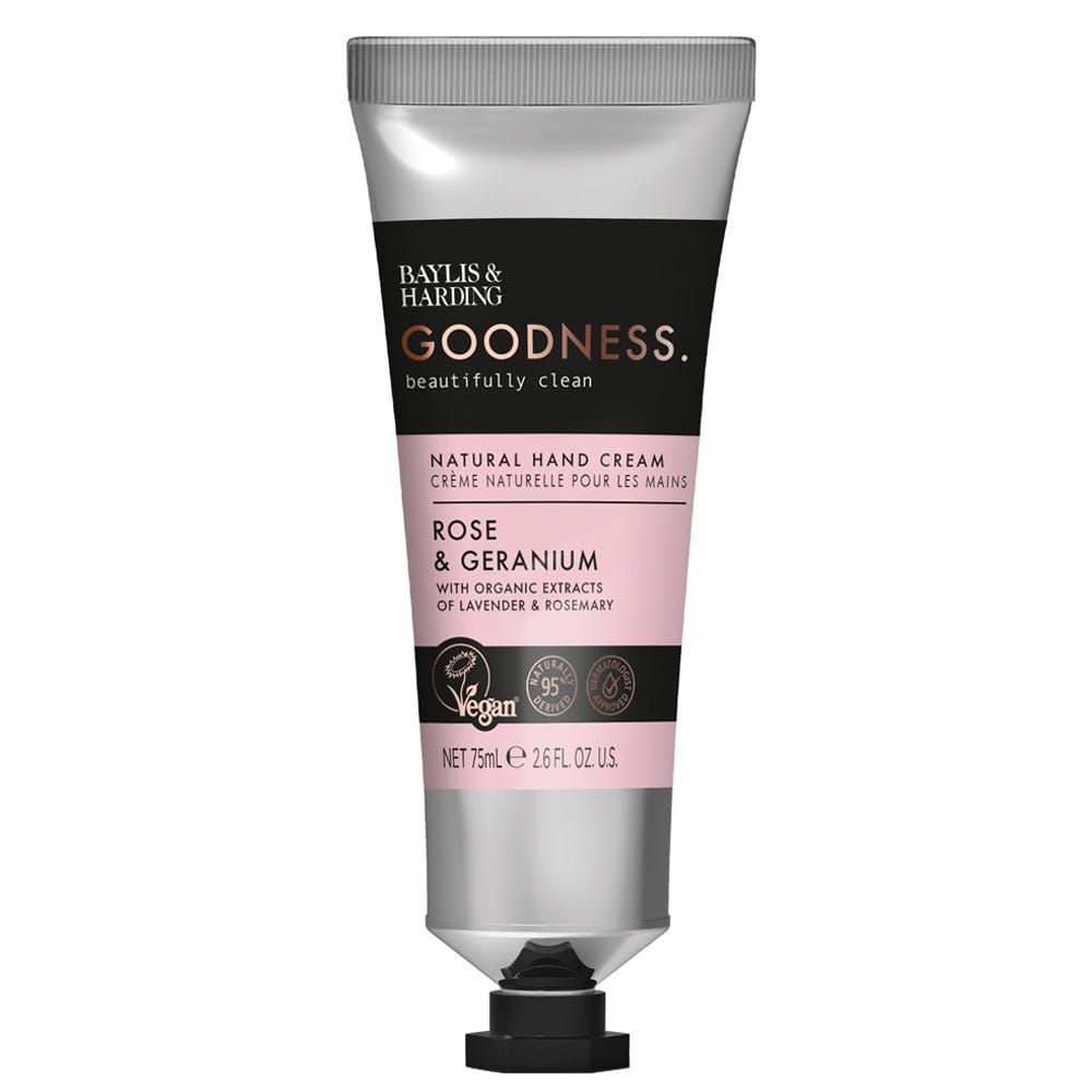 Baylis & Harding Goodness Rose & Geranium Hand Cream 75 ml