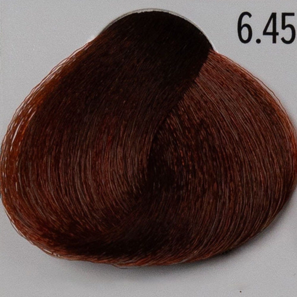 12120751-Farbe-6.45 Dunkelblond Kupfer Mahagoni