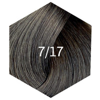 7/17 Mittelblond Asch-Blau Silber