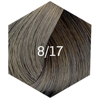 8/17 Hellblond Asch-Blau Silber