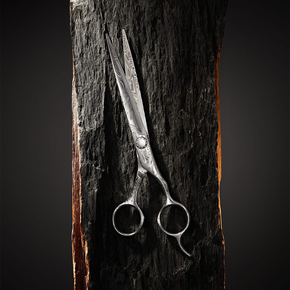 Tondeo Haarschneideschere THOR DAMAST Offset 7.0 CONBLADE