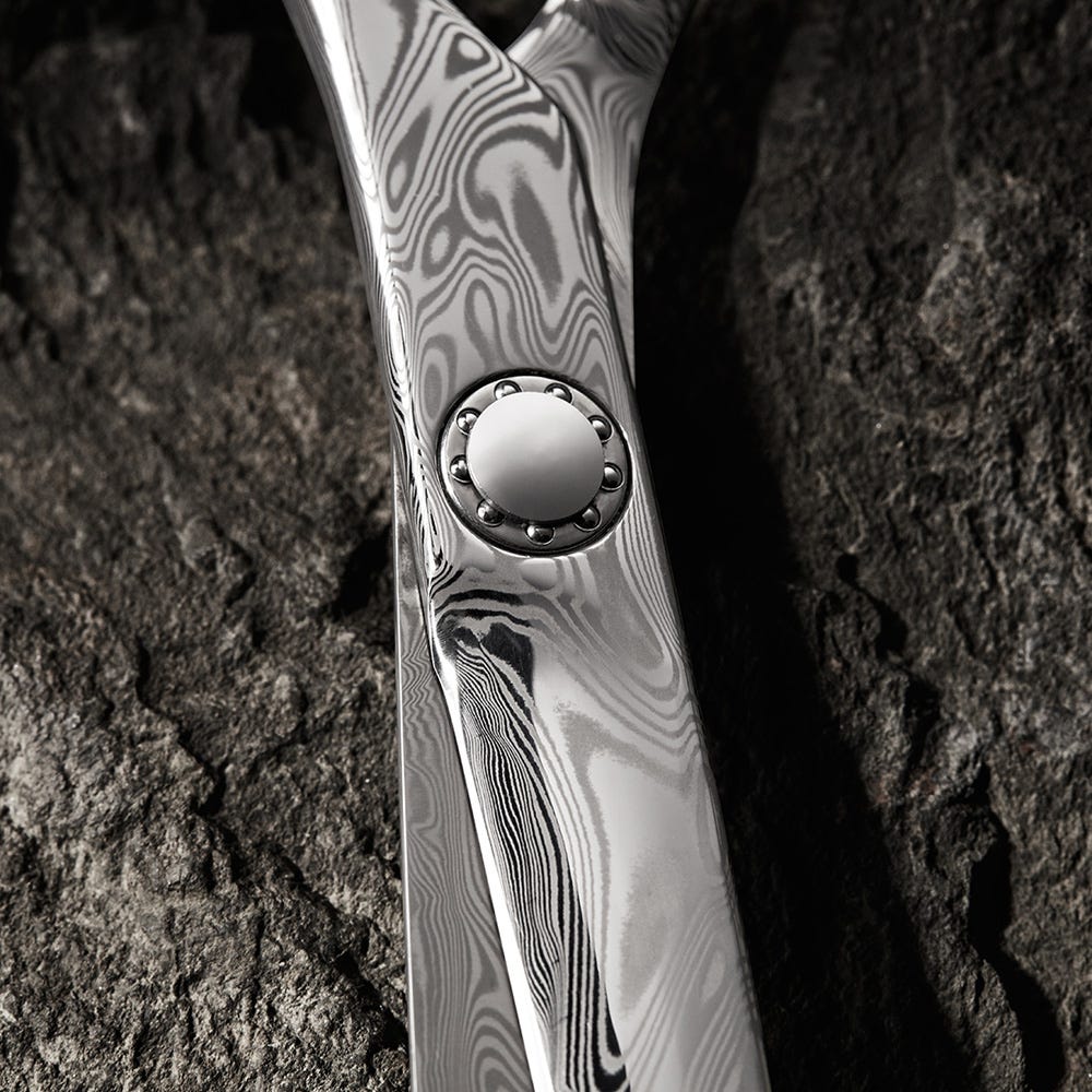 Tondeo Haarschneideschere THOR DAMAST Offset 7.0 CONBLADE