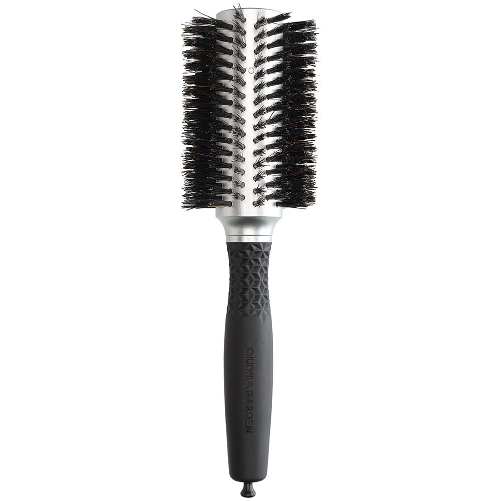 Olivia Garden Essential Blowout Soft Boar Bristles Silver 35