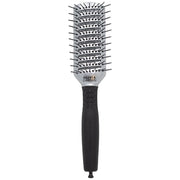 Olivia Garden Haarbürste Essential Style Tunnel Nylon Bristles Silver