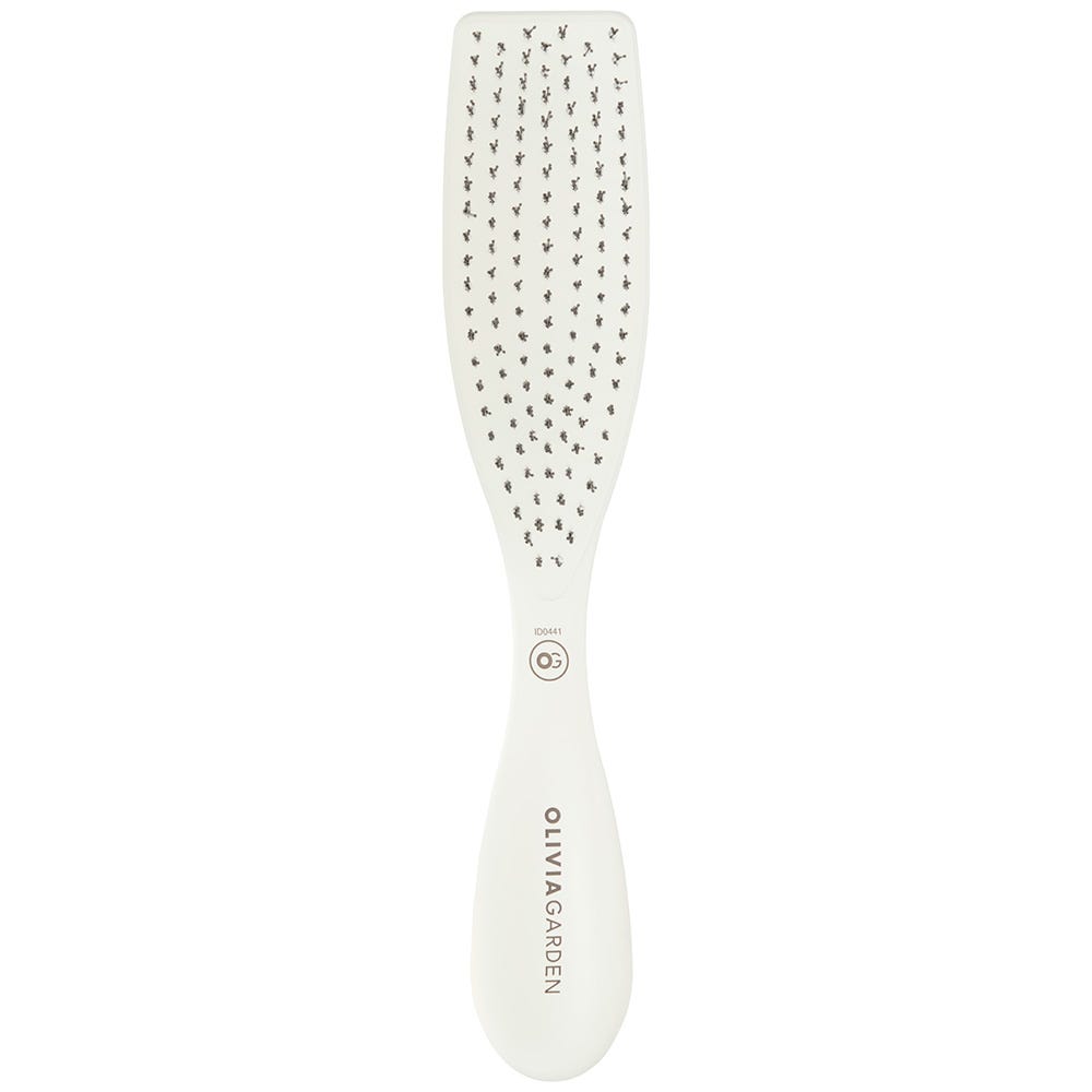 Olivia Garden Essential Style Wet Fine Hair Bristles Ice White