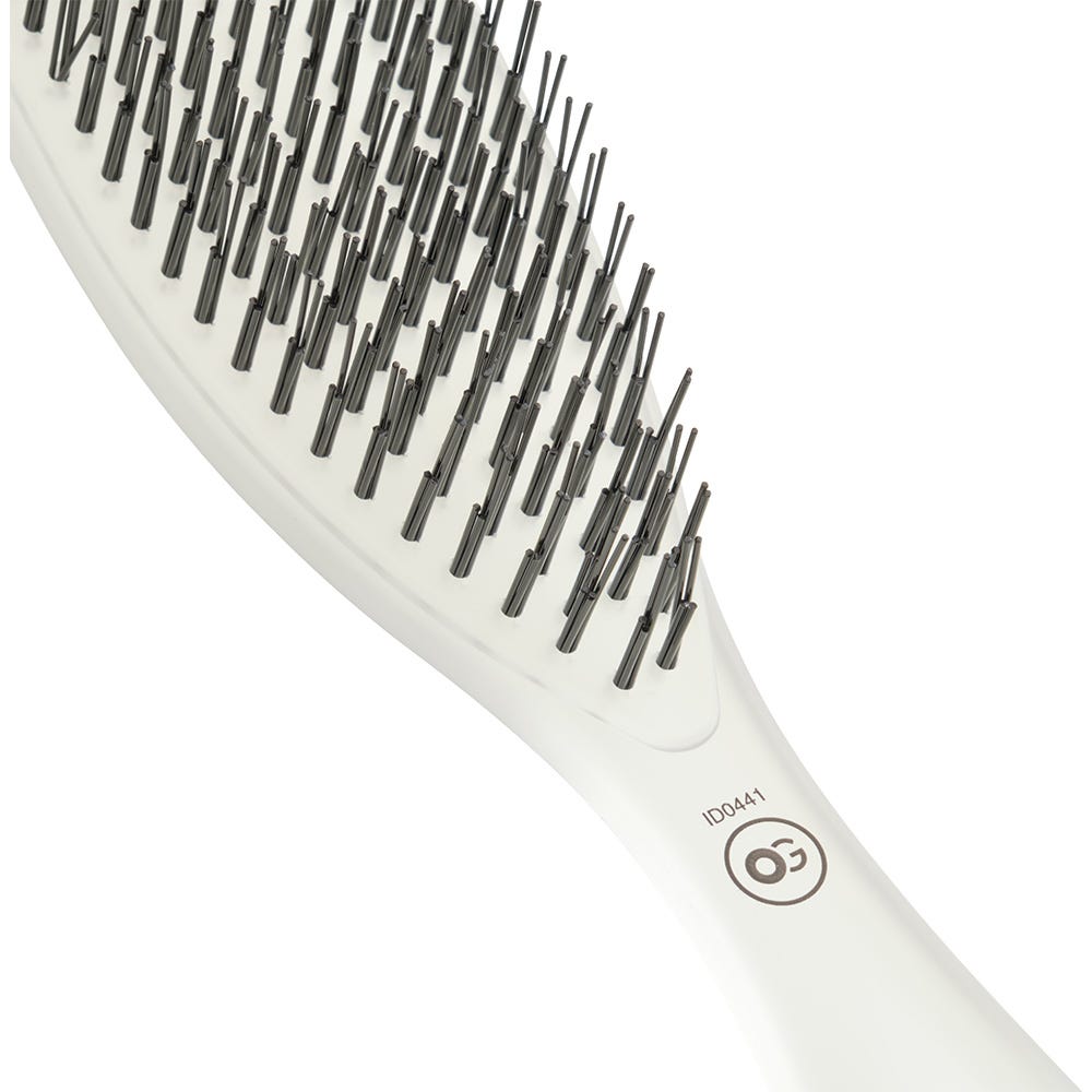 Olivia Garden Essential Style Wet Fine Hair Bristles Ice White