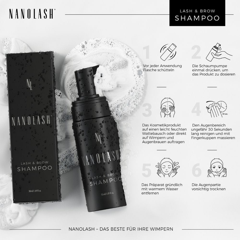 Nanolash Lash & Brow Shampoo 50 ml