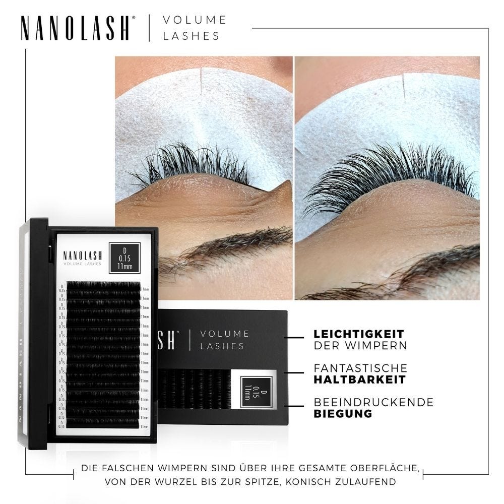 Nanolash Volume Lashes 0.10 D 6-13mm