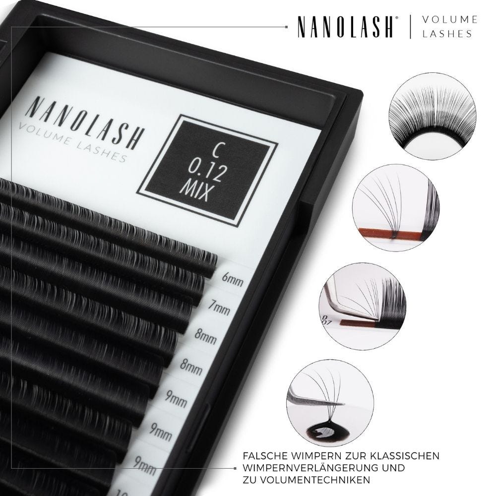 Nanolash Volume Lashes 0.07 C 9mm